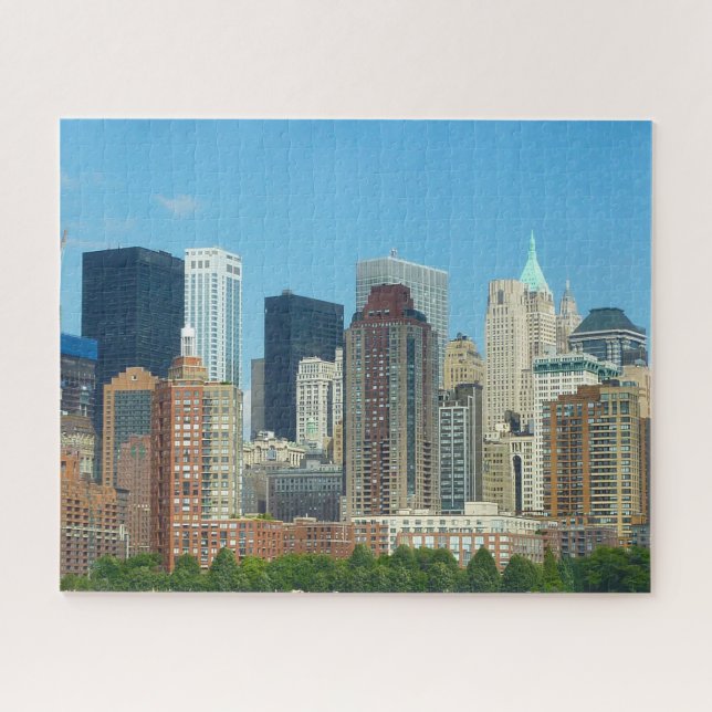 Puzzle Manhattan Skyline New York. (Horizontal)