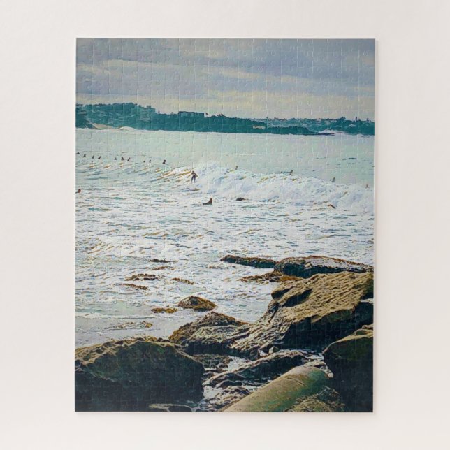 Puzzle Manly Beach ocean surf Australia (Vertical)