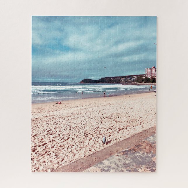 Puzzle Manly Beach retro Australia (Vertical)