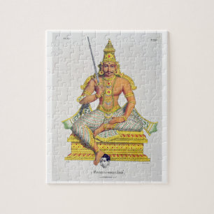 Puzzle Mannarsouvami, grabado por de Motte (1785-1836) (c