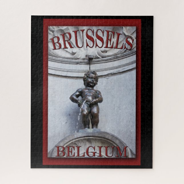Puzzle Mannekin Pis en Bruselas (Vertical)