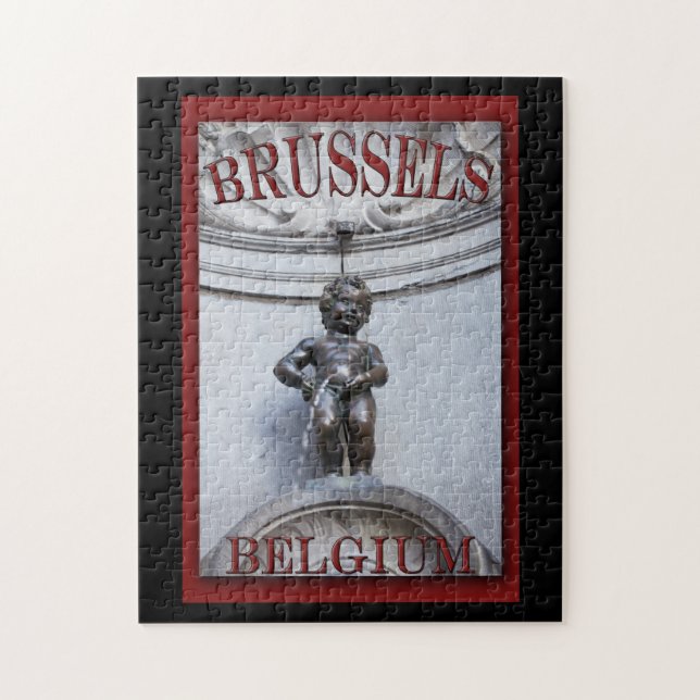 Puzzle Mannekin Pis en Bruselas (Vertical)