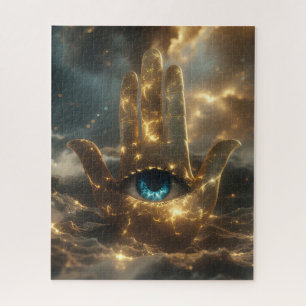 PUZZLE MANO DE FÁTIMA – MANO DE HAMSA – ZEN BUDISMO
