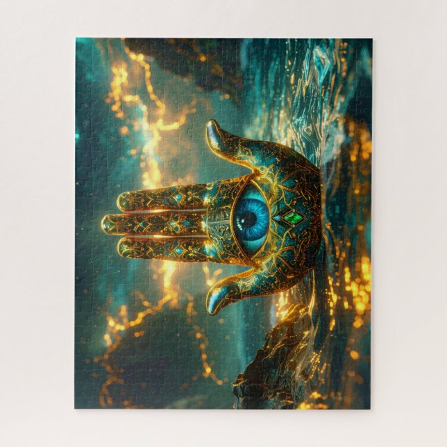 PUZZLE MANO DE JAMSA – MANO DE FÁTIMA – BUDISMO ZEN (Vertical)