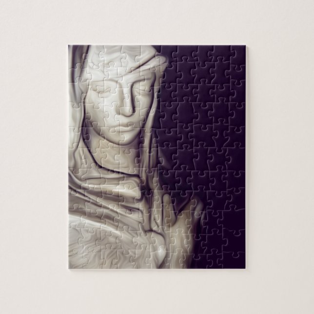 Puzzle mano en el corazón (Vertical)