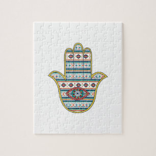 Puzzle Mano HAMSA de Fatima Symbol