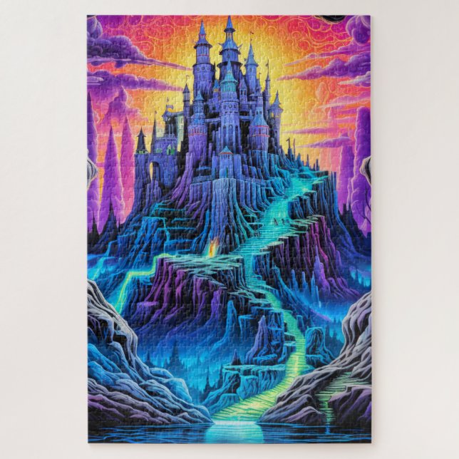 Puzzle Mano inquieta y embrujada | Feliz Halloween (Vertical)