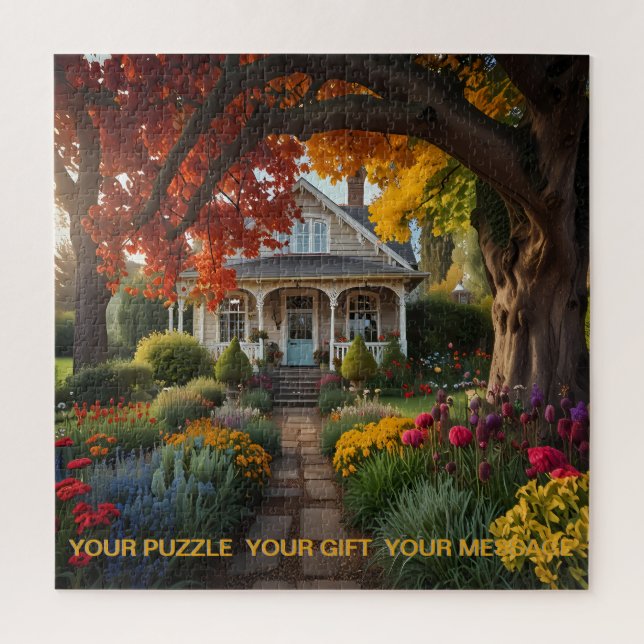 Puzzle Manor Under November Fall (Vertical)