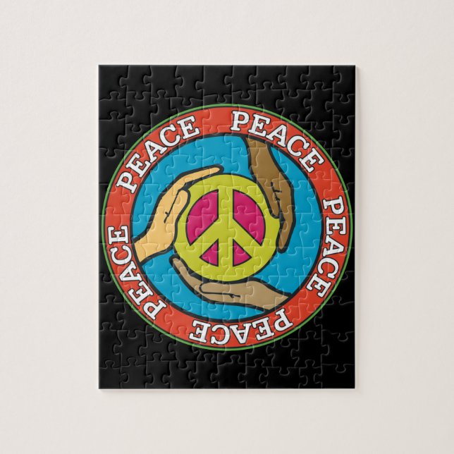Puzzle Manos de la paz (Vertical)