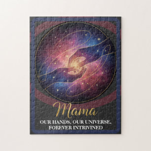 Puzzle Manos de Mamá Celestial Galaxia Universo