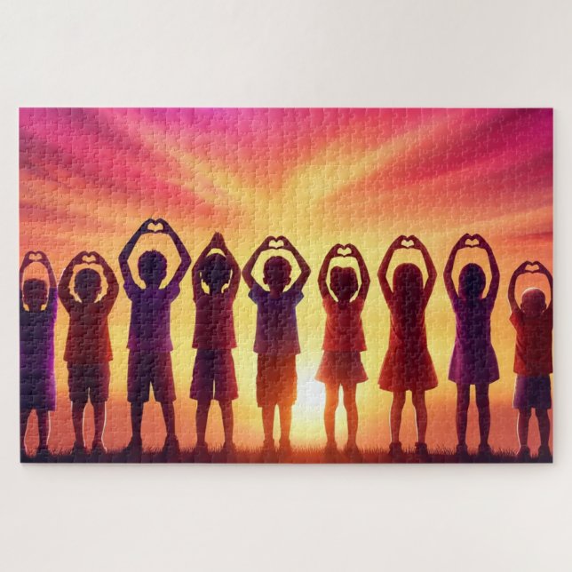 Puzzle Manos del corazón (Horizontal)