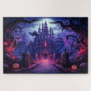 Puzzle Mansión embrujada Super Espeluznante   Feliz Hallo