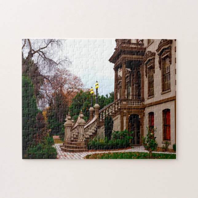 Puzzle Mansión Leland Stanford California. (Horizontal)