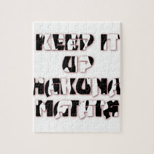 Puzzle Mantener arriba / Impresión artística de Hakuna Ma