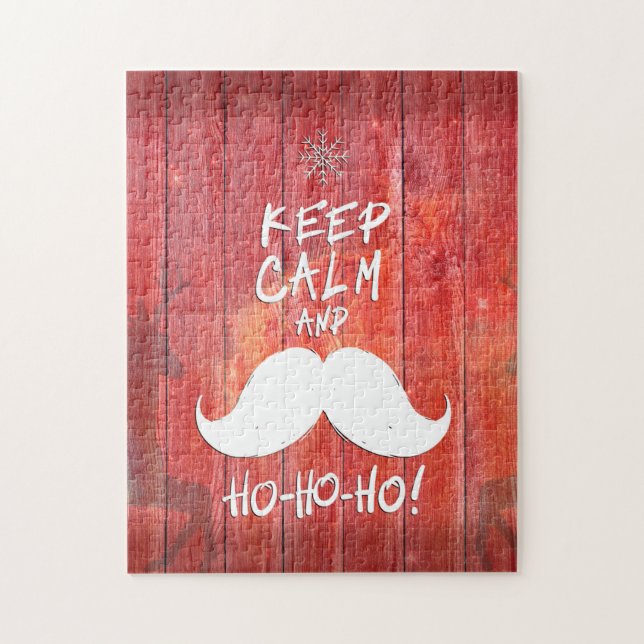 Puzzle Mantener la calma y el Ho-Ho-ho (Vertical)