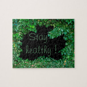 Puzzle Mantente saludable con hiedra verde