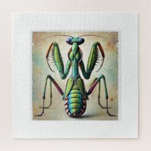 Puzzle Mantis Dorsal View 200824IREF235 - Watercolor