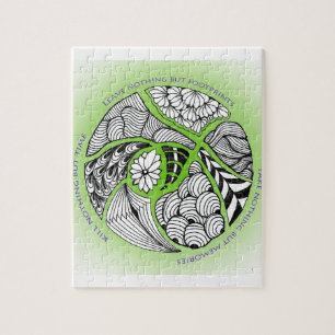 Puzzle Mantra ambiental para los caminantes y el