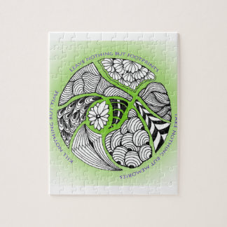 Puzzle Mantra ambiental para los caminantes y el