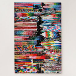 Puzzle many paper cranes