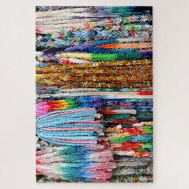 Puzzle many paper cranes