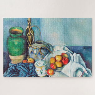 Puzzle Manzanas, ollas y botellas de Paul Cézanne