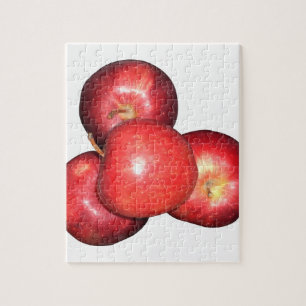 Puzzle Manzanas Rojas Dulces y Crujientes - Estampa de Fr