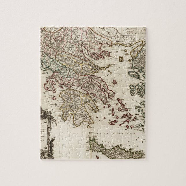 Puzzle Mapa 1752 de Grecia antigua (Vertical)