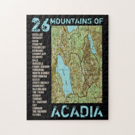 PUZZLE MAPA ACADIA