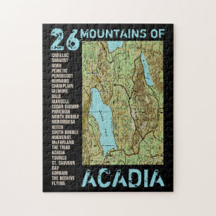 PUZZLE MAPA ACADIA