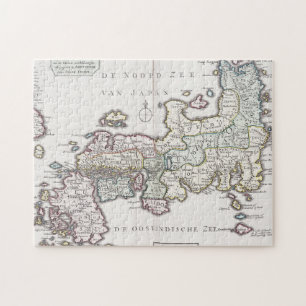 Puzzle Mapa antiguo de Japón el   1769