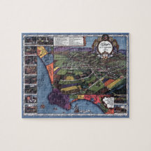 Mapa Antiguo de la Ciudad de Los Ángeles, Californ