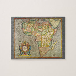Puzzle Mapa Antiguo del Mundo de Gerardus Mercator de Áfr