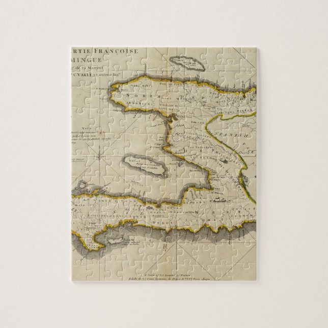 Puzzle Mapa Atlas de Haití (Vertical)