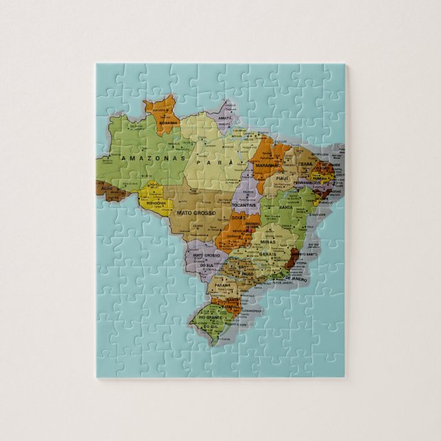 Puzzle Mapa brasileño (Vertical)