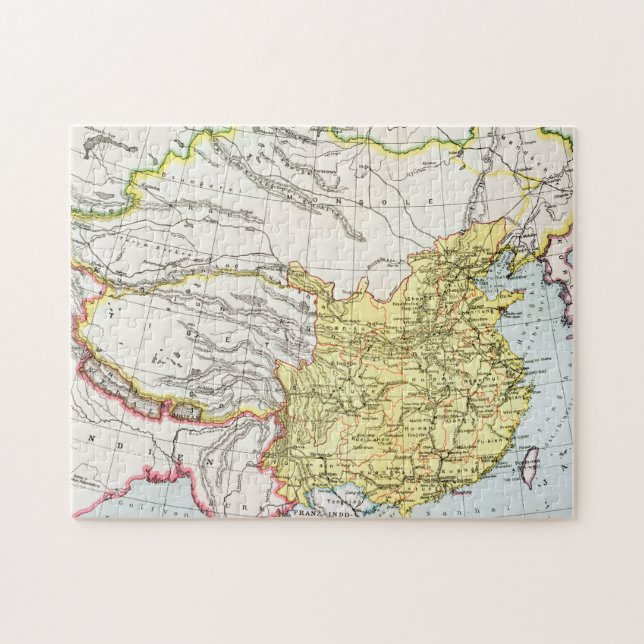 PUZZLE MAPA: CHINA, 1910 (Horizontal)