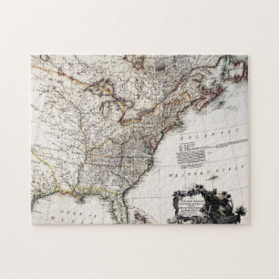 PUZZLE MAPA DE AMÉRICA, 1809