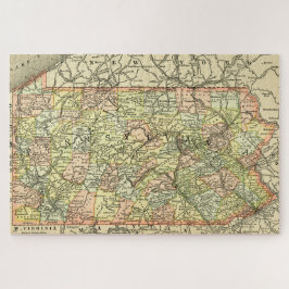 Puzzle Mapa de Antigüedades de Pensilvania