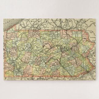 Puzzle Mapa de Antigüedades de Pensilvania