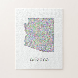 Puzzle Mapa de Arizona