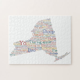 Puzzle Mapa de arte de palabras jerárquicas de Estados Un
