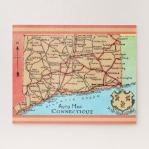 Mapa de Automóviles de Connecticut