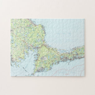Puzzle Mapa de Cape Cod (1986)