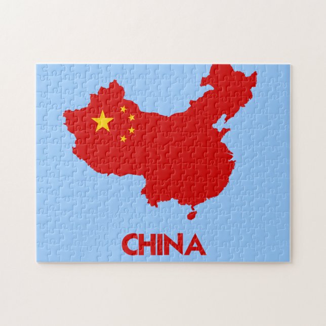 PUZZLE MAPA DE CHINA (Horizontal)
