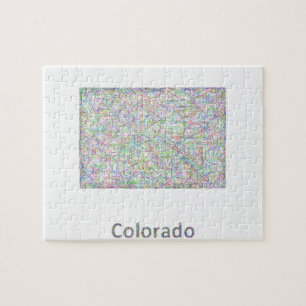 Puzzle Mapa de Colorado