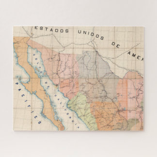 Puzzle Mapa de Comunicación de México