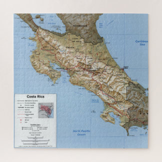 Puzzle Mapa de Costa Rica (1991)