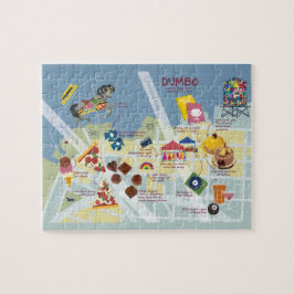 Puzzle Mapa de Dumbo Brooklyn Nueva York