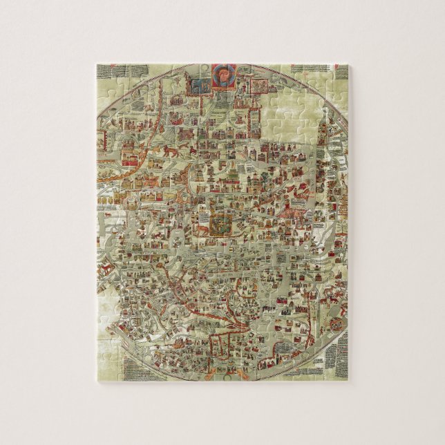 Puzzle Mapa de Ebstorf (Vertical)