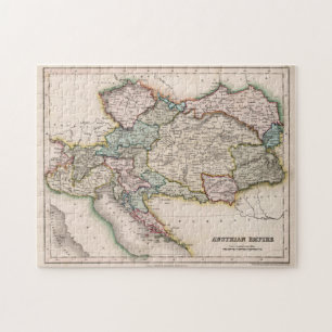 Puzzle Mapa de época de Austria (1832)